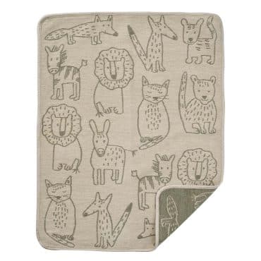 Buddies Khaki – Teppi 100% Lífræn bómull