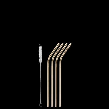 Drykkjarrör Stainless Steel – Gold – Aya & Ida