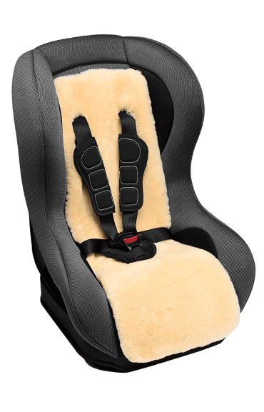 Gæruskinns bílstóla innlegg