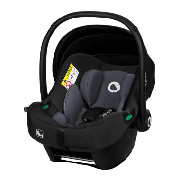 Astrid i-size 40-87 cm Bílstóll + Base – Black/Grey