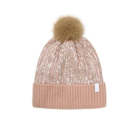 Hat fixed pom pom