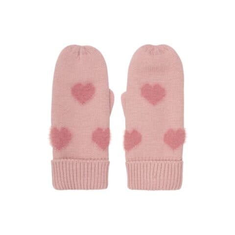 Knitted Mittens Soft Teddy