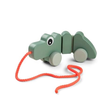 Pull Along Wiggle Toy – Croco Green