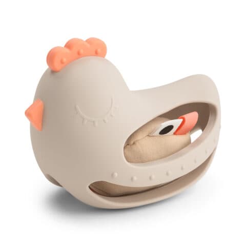 Grip & Teether – Rattle Clucky