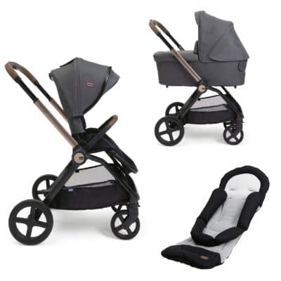 Chicco Mysa kerra með vagnstykki Svört 0-22kg