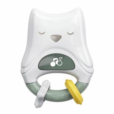 Chicco First Dream næturljós/hringla 2in1- Ugla